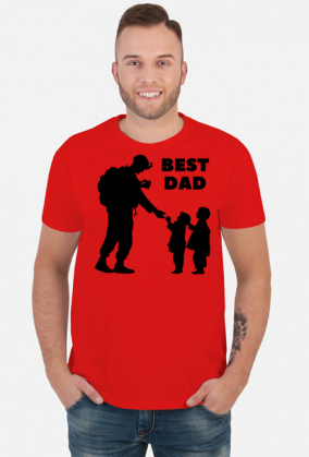 Koszulka Best Dad militaria