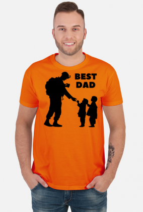 Koszulka Best Dad militaria