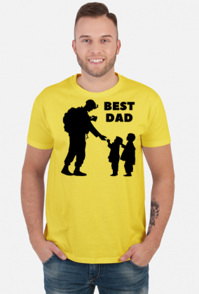 Koszulka Best Dad militaria