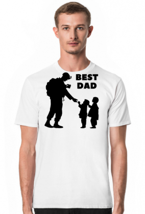 Koszulka Best Dad militaria