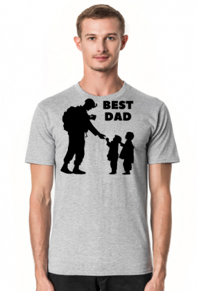 Koszulka Best Dad militaria