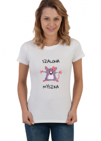 Koszulka damska - SZALONA MYSZKA