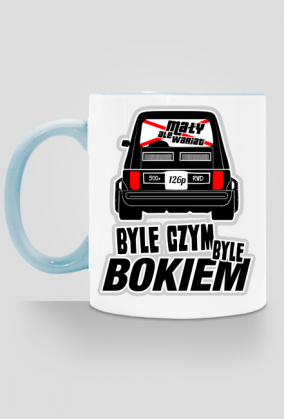 126p - Byle bokiem (kubek kolor)