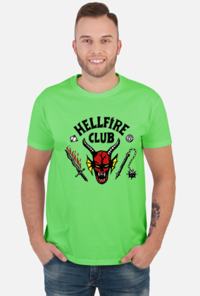 Hellfire Club Stranger Things Koszulka Tshirt