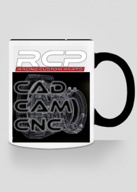 Coffe mug white RCP CAD CAM CNC
