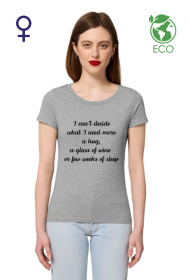 Eco koszulka damska quote 1