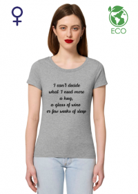 Eco koszulka damska quote 1