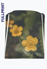 worko-plecak z motywem kwiatów polnych