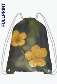 worko-plecak z motywem kwiatów polnych