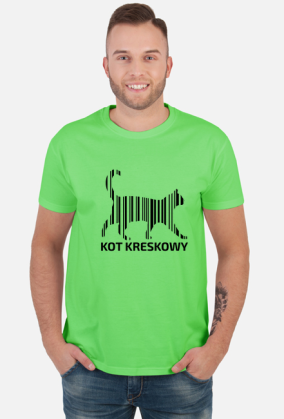 Kot kreskowy (koszulka męska) cg