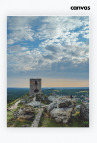 Płótno CANVAS - ruiny zamku #1