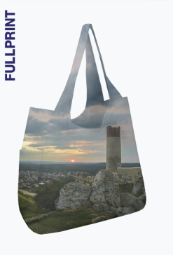 Torba full print na ramię - ruiny zamku #2