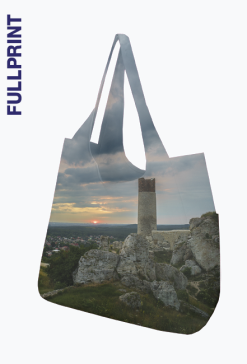 Torba full print na ramię - ruiny zamku #2