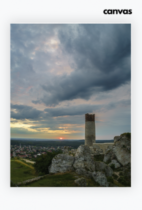 Płótno CANVAS - ruiny zamku #2