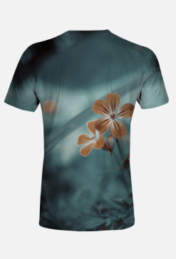 T-shirt męski - kwiaty surreal