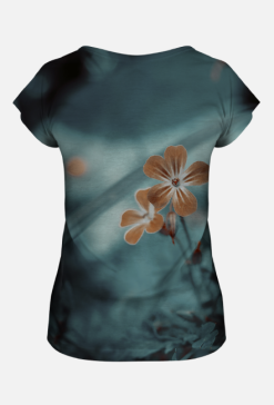 T-shirt damski - kwiaty surreal