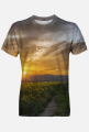 T-shirt męski - rzepakowy wschód