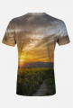 T-shirt męski - rzepakowy wschód