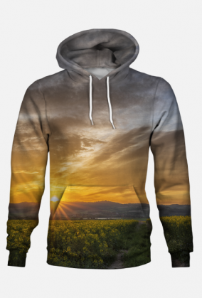 Bluza z kapturem - rzepakowy wschód