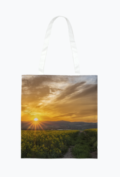 Torba full print na ramię - rzepakowy wschód