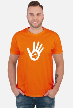 Przybij łapę (koszulka męska) jg