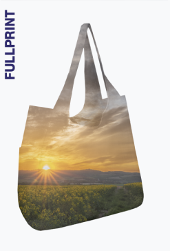 Torba full print na ramię - rzepakowy wschód