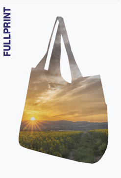 Torba full print na ramię - rzepakowy wschód
