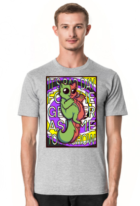 BAD DAY FOR THE GENDER | NON BINARY PRIDE T-SHIRT ANNFOO MERCH
