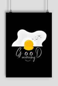 Good morning egg plakat