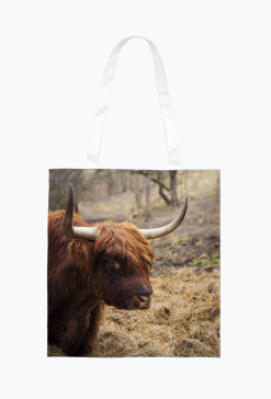 Eko torba full print - szkocka krowa