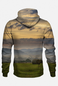 Bluza z kapturem - wiejski poranek