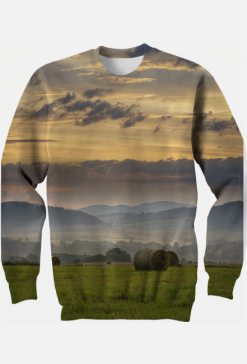Bluza full print - wiejski poranek