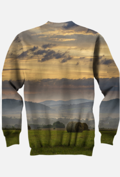 Bluza full print - wiejski poranek