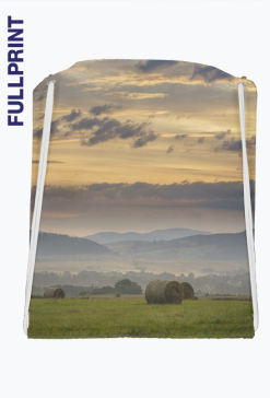 worko-plecak full print - wiejski poranek
