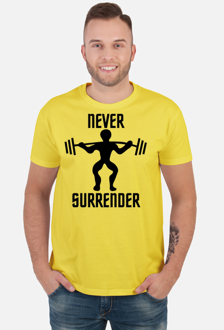Koszulka Na Siłownię Never Surrender