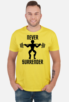 Koszulka Na Siłownię Never Surrender