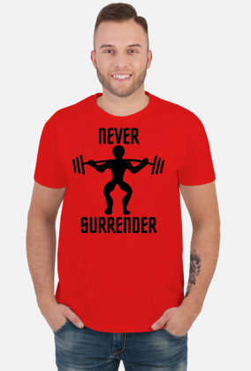 Koszulka Na Siłownię Never Surrender
