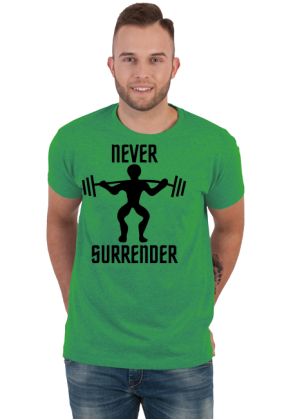 Koszulka Na Siłownię Never Surrender