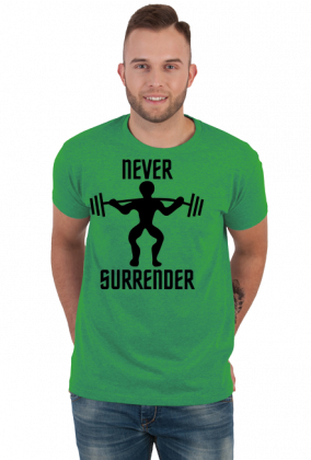 Koszulka Na Siłownię Never Surrender