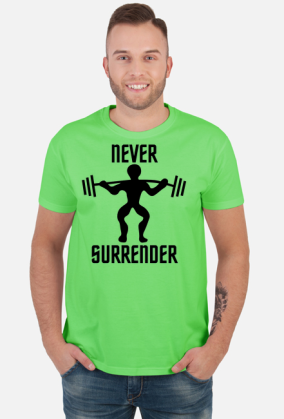 Koszulka Na Siłownię Never Surrender
