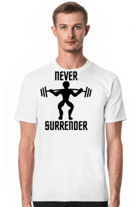 Koszulka Na Siłownię Never Surrender
