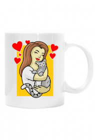 Prawdziwy Przyjaciel - kubek - biały