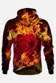 Męska bluza Płonąca Róża