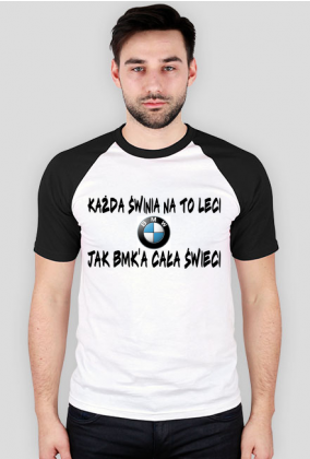 Męska koszulka dla miłośników BMW