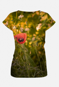 T-shirt damski - mak #1