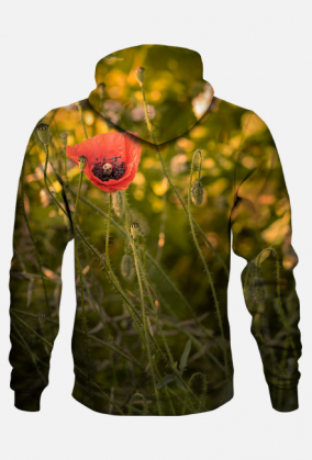 Bluza z kapturem - mak #1