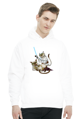 Cat Wars Luck & Leia Bluza Biała