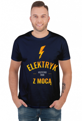 Koszulka dla elektryka Elektryk z mocą