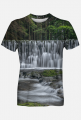T-shirt męski - wodospad #1