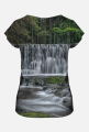 T-shirt damski - wodospad #1